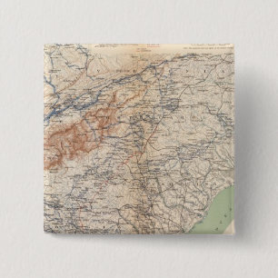 Bóton Quadrado 5.08cm Exército das Campanhas em Cumberland