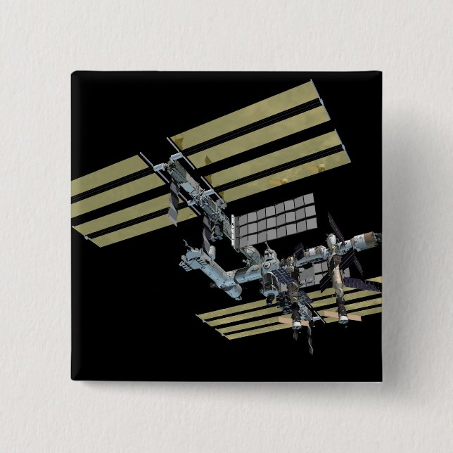 Bóton Quadrado 5.08cm Exibição gerada pelo computador 11 (Frente)