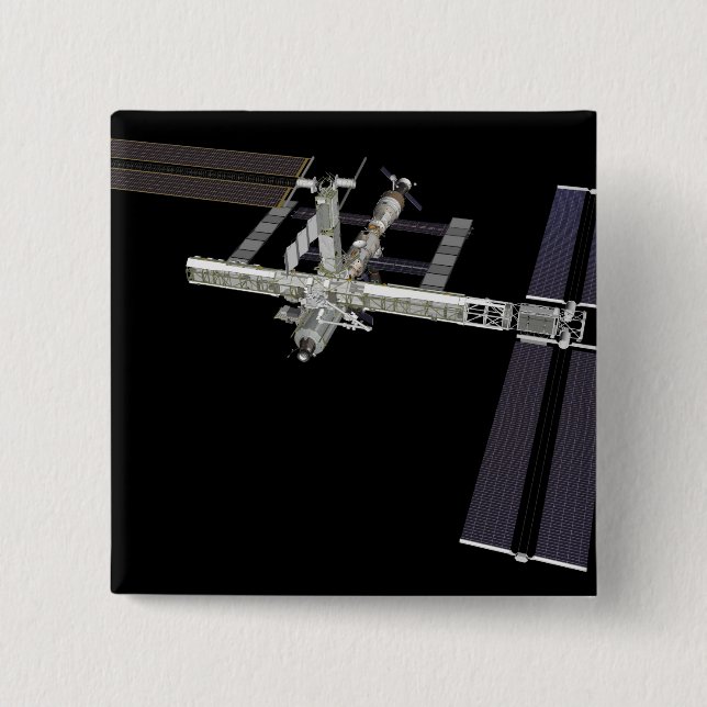 Bóton Quadrado 5.08cm Exibição gerada pelo computador 16 (Frente)