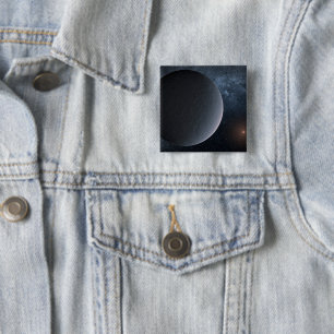 Bóton Quadrado 5.08cm Exoplanetário Selvagem-2016-Blg-1195lb Orbita Uma