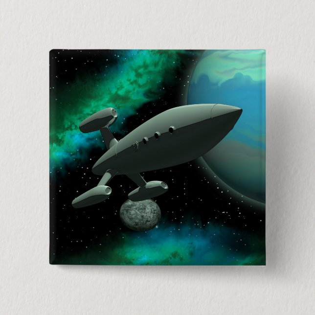 Bóton Quadrado 5.08cm Explorador de Arranque (Quadrado) (Frente)