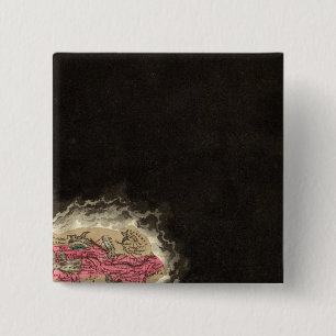 Bóton Quadrado 5.08cm Exposição ao Império de Alexandre 323 BC