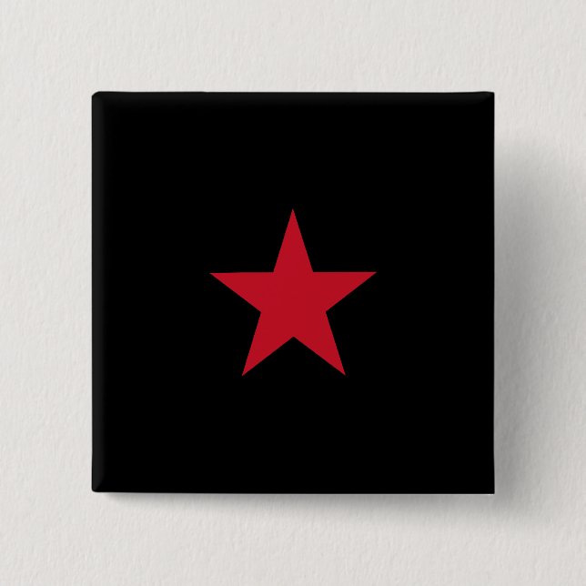Bóton Quadrado 5.08cm Ezln, bandeira de Colômbia (Frente)
