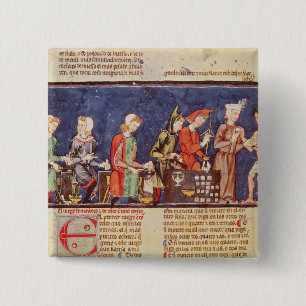 Bóton Quadrado 5.08cm Fabricantes dos dados, 'do livro dos jogos