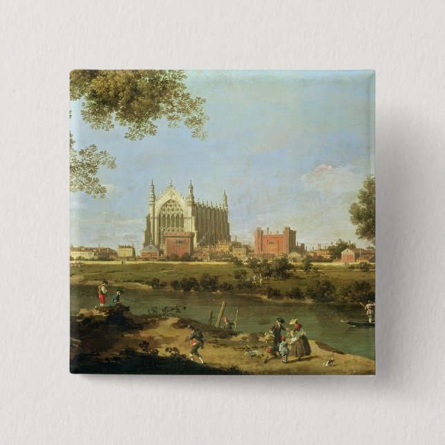 Bóton Quadrado 5.08cm Faculdade de Eton, c.1754 (Frente)