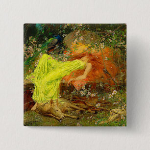 Bóton Quadrado 5.08cm Fada — Arthur Wardle