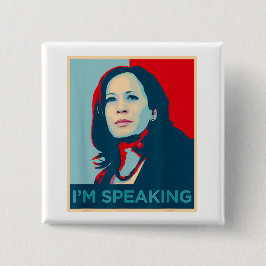 Bóton Quadrado 5.08cm Falo Kamala Harris