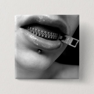 Bóton Quadrado 5.08cm Feche-o botão