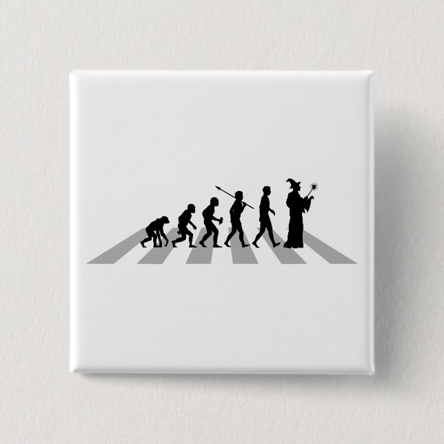 Bóton Quadrado 5.08cm Feiticeiro (Frente)