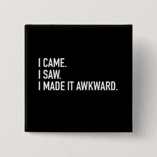 Bóton Quadrado 5.08cm Feito lhe inábil