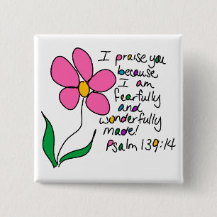 Bóton Quadrado 5.08cm Feito maravilhosamente