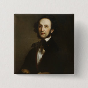 Bóton Quadrado 5.08cm Felix Mendelssohn