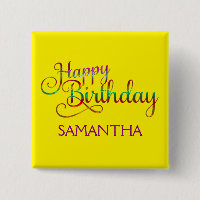 FELIZ ANIVERSÁRIO - design de texto + suas própria