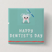 Feliz dia de dentista verde