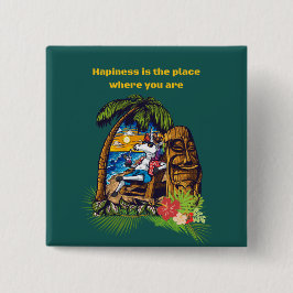 Bóton Quadrado 5.08cm Férias