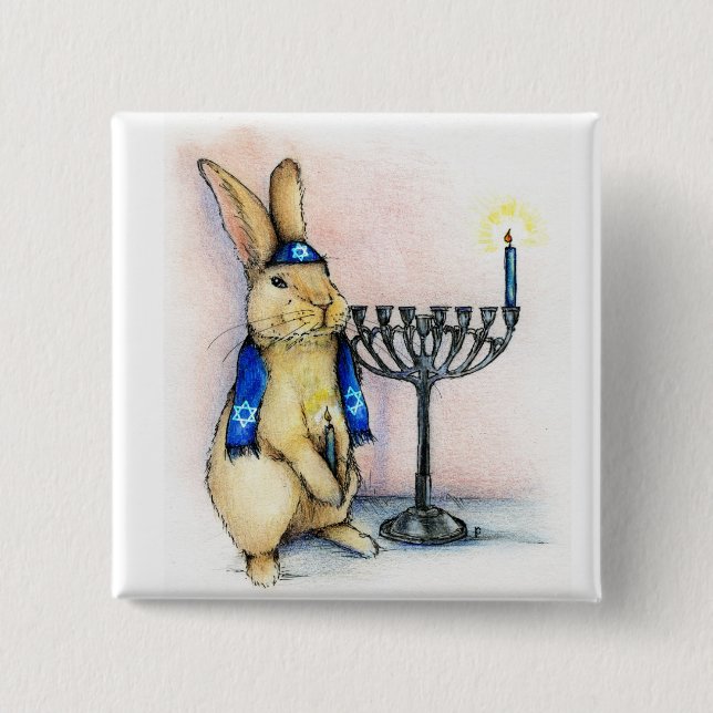 Bóton Quadrado 5.08cm Festival de luzes (Frente)