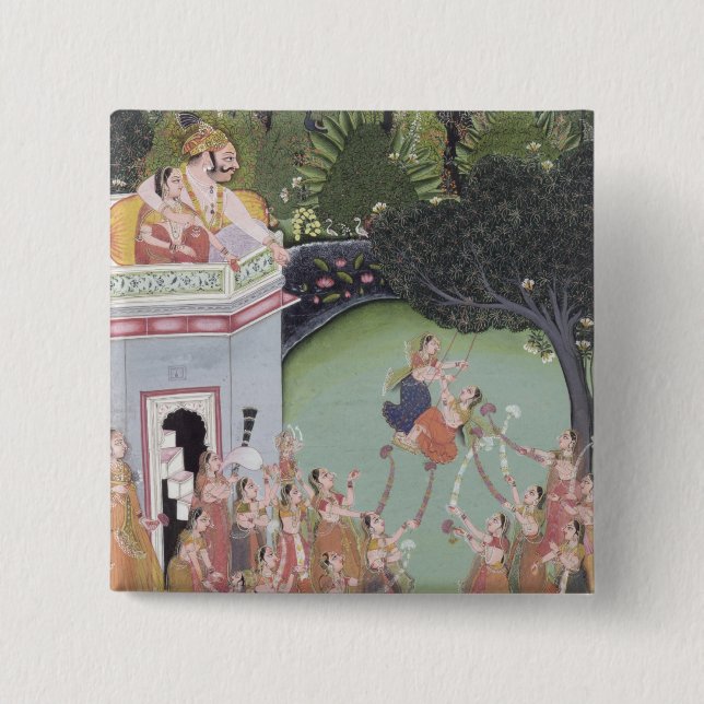 Bóton Quadrado 5.08cm Festival do balanço (Frente)