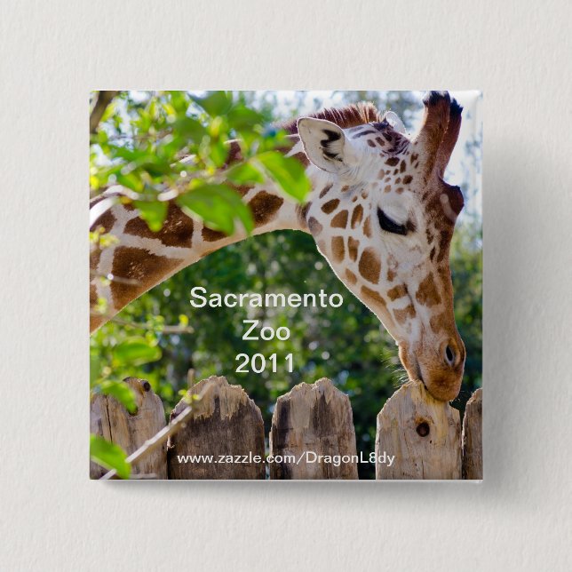 Bóton Quadrado 5.08cm Fiberlicious (Frente)