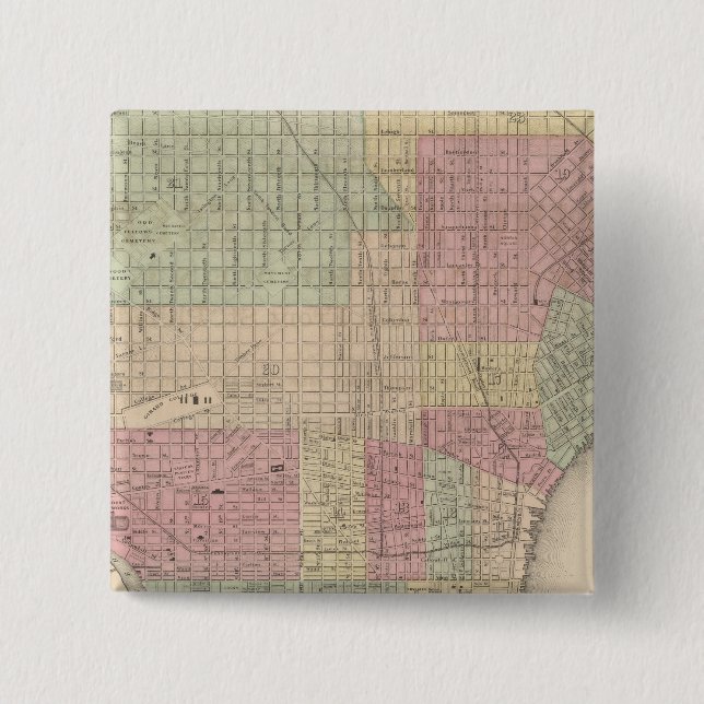 Bóton Quadrado 5.08cm Filadélfia 2 (Frente)