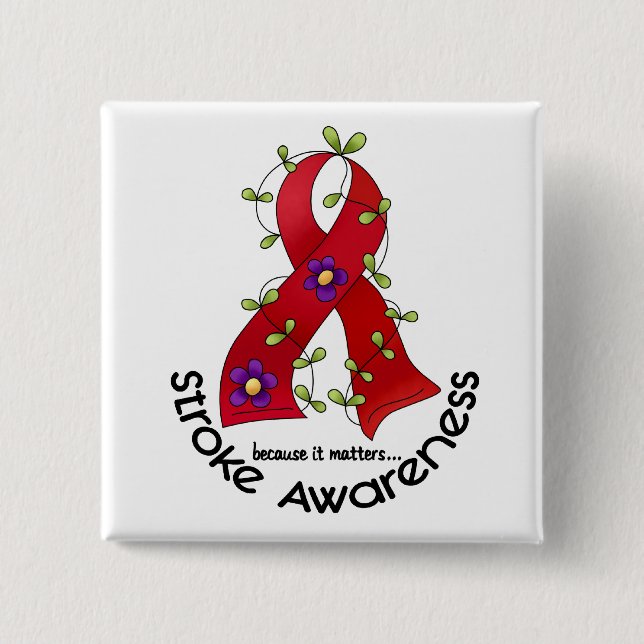 Bóton Quadrado 5.08cm FITA 1 da FLOR do curso (Frente)