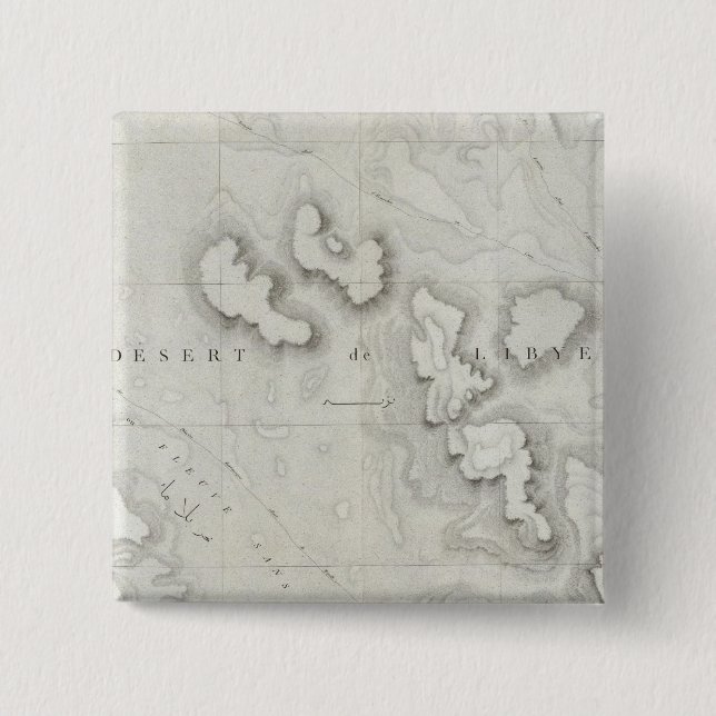 Bóton Quadrado 5.08cm Fleuve Sans Eau, Egito (Frente)