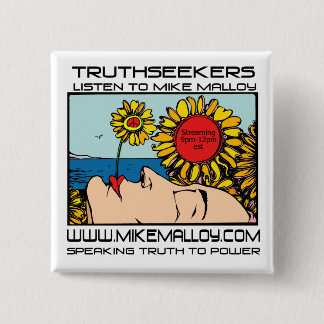 BÓTON QUADRADO 5.08CM FLOR POWR TRUTHSEEKER