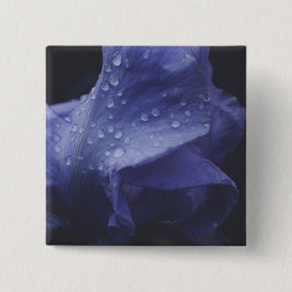 Bóton Quadrado 5.08cm Flor Rosa púrpura