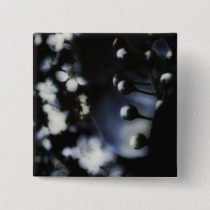 Bóton Quadrado 5.08cm Floral Profundo