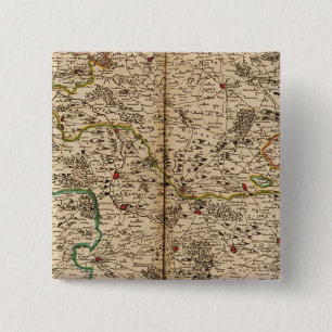 Bóton Quadrado 5.08cm Florestas da Alemanha