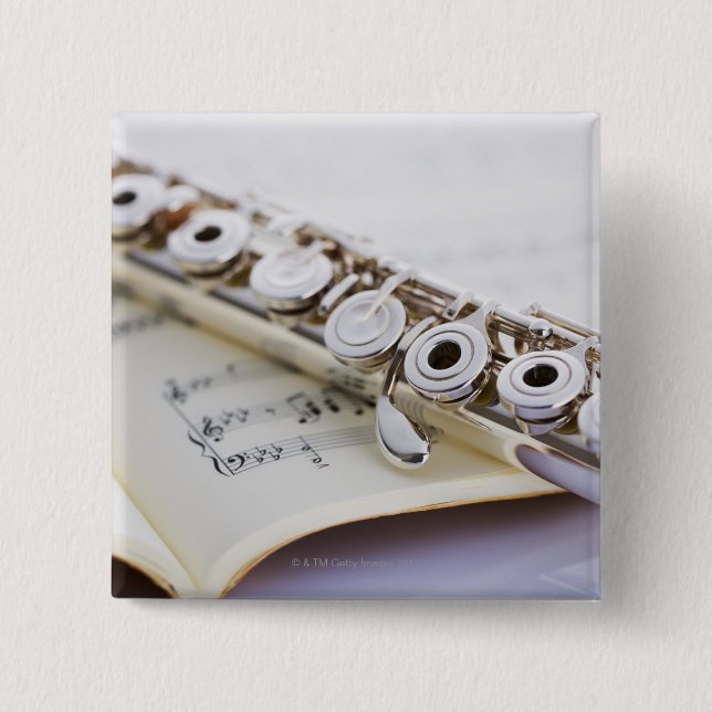 Bóton Quadrado 5.08cm Fluto 2 (Frente)