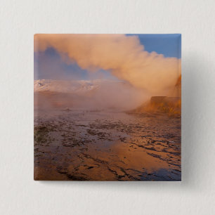 Bóton Quadrado 5.08cm Fly Geyser no Deserto de Black Rock
