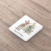 fofo burro e árvore de natal, personalizável