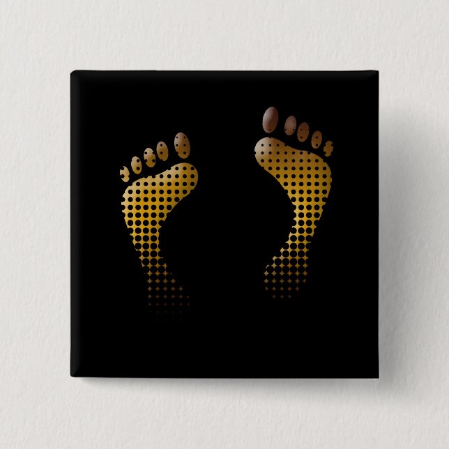 Bóton Quadrado 5.08cm Footprint (Frente)