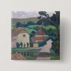 Bóton Quadrado 5.08cm Ford (óleo em canvas)