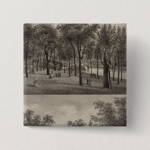 Bóton Quadrado 5.08cm ForeSt. Park, Ottawa, Kansas