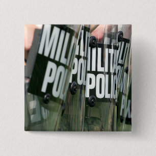 Bóton Quadrado 5.08cm Formação do controle de motim