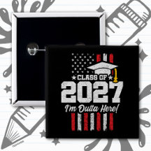 Formatura do Ensino Médio Bandeira Americana Turma