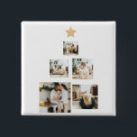 Bóton Quadrado 5.08cm Foto da Árvore de Natal da Família Moderna com Est<br><div class="desc">Capture a magia dos momentos de férias da sua família com nossa "Árvore de Natal da Família Moderna com Foto" personalizada.Transforme as memórias especiais de sua família em um estilo de férias único com nosso ornamento "Árvore de Natal da Família Moderna com Foto" do Zazzle. Peça o seu hoje e...</div>