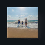 Bóton Quadrado 5.08cm Foto personalizada<br><div class="desc">Botão Foto Personalizada</div>