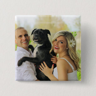 Bóton Quadrado 5.08cm Foto Personalizada