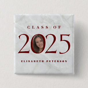 Bóton Quadrado 5.08cm Foto Personalizada Do formando Para Ela