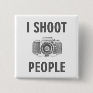 Bóton Quadrado 5.08cm fotografar fotógrafo de fotografia de texto engraç