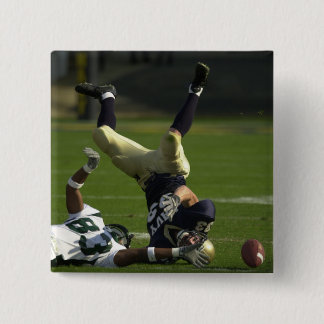 Bóton Quadrado 5.08cm Fotografia Personalizada de Futebol Americano