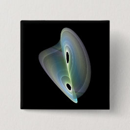 Bóton Quadrado 5.08cm fractal pastel