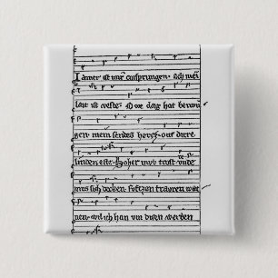 Bóton Quadrado 5.08cm Fragmento de um poema