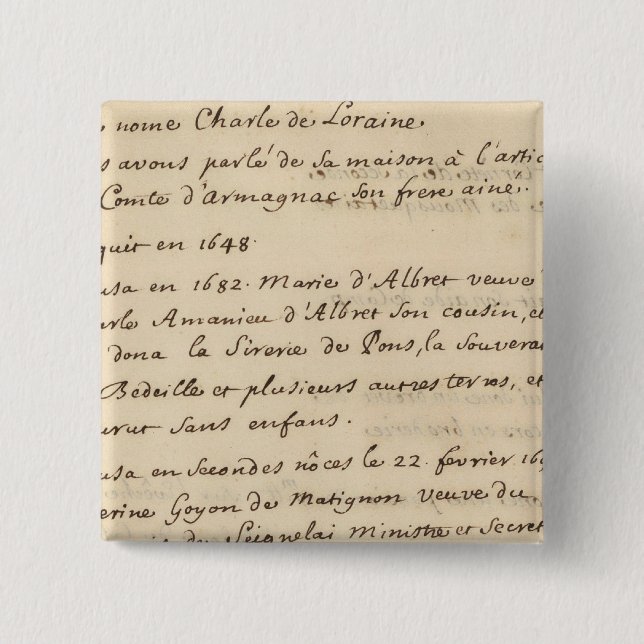 Bóton Quadrado 5.08cm França 24 (Frente)