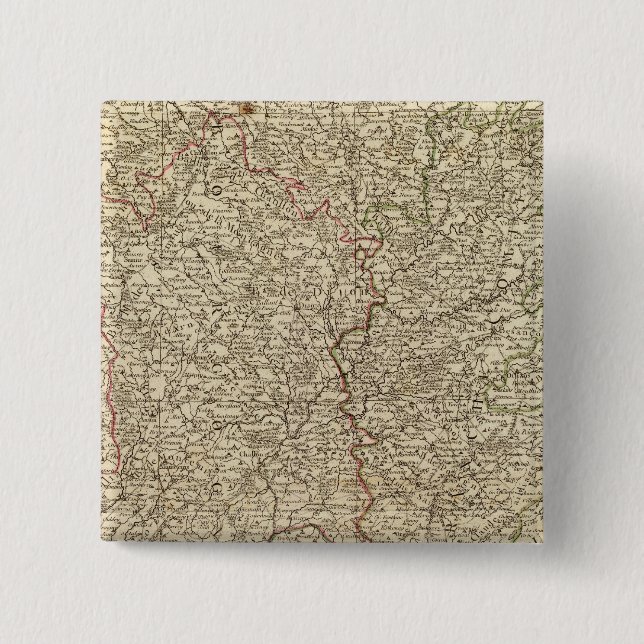 Bóton Quadrado 5.08cm França 3 (Frente)