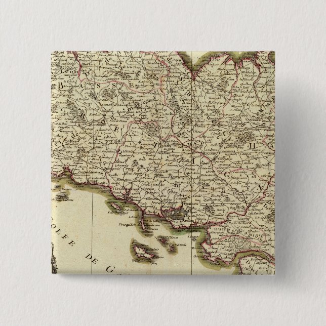 Bóton Quadrado 5.08cm França 8 (Frente)