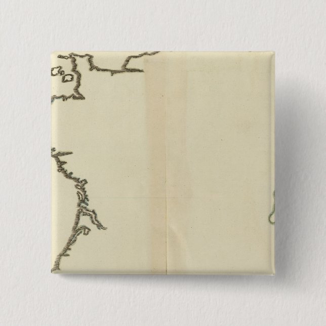 Bóton Quadrado 5.08cm França Outine (Frente)