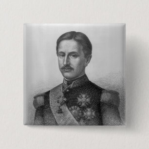 Bóton Quadrado 5.08cm Francis II dos dois Sicilies